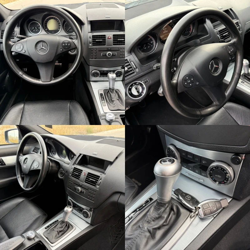 Mercedes-Benz C 200 CDI 220 AMG PACKET / AVANTGARDE / AVTOMAT / KOJA , снимка 15 - Автомобили и джипове - 52457425