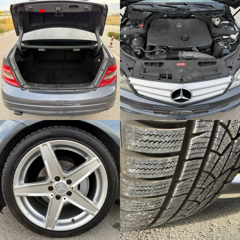 Mercedes-Benz C 200 CDI 220 AMG PACKET / AVANTGARDE / AVTOMAT / KOJA , снимка 17 - Автомобили и джипове - 52457425