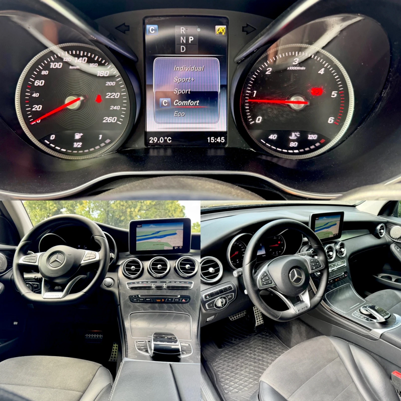 Mercedes-Benz GLC 250 * СМЕНЕНИ ВЕРИГИ* 4 MATIC* AMG line* 9G-TRONIC* , снимка 14 - Автомобили и джипове - 55424112