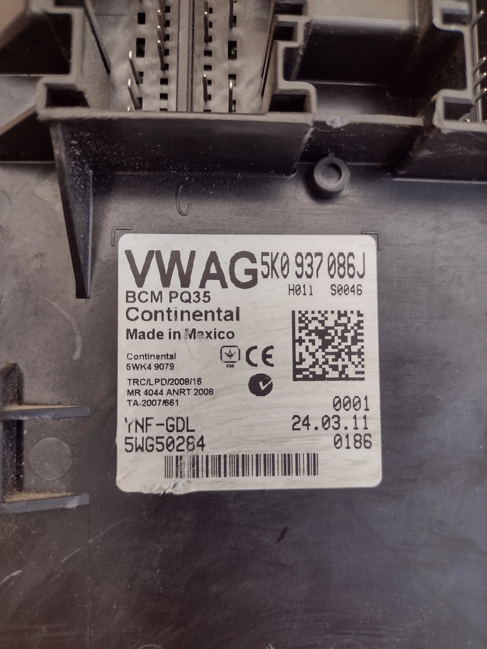 5K0937086J    BCM   VW  GOLF 6, TIGUAN 5WK49079   5WG50284 | Mobile.bg   2