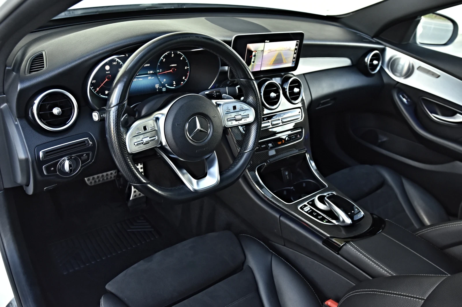Mercedes-Benz C 220 D 9G AMG-Optik 360 MULTIBEAM BURMESTER COCKPIT PAN, снимка 9 - Автомобили и джипове - 54918991