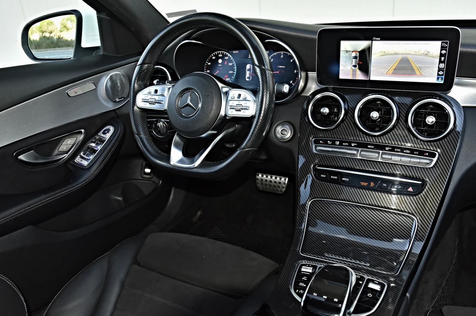 Mercedes-Benz C 220 D 9G AMG-Optik 360 MULTIBEAM BURMESTER COCKPIT PAN, снимка 10 - Автомобили и джипове - 54918991
