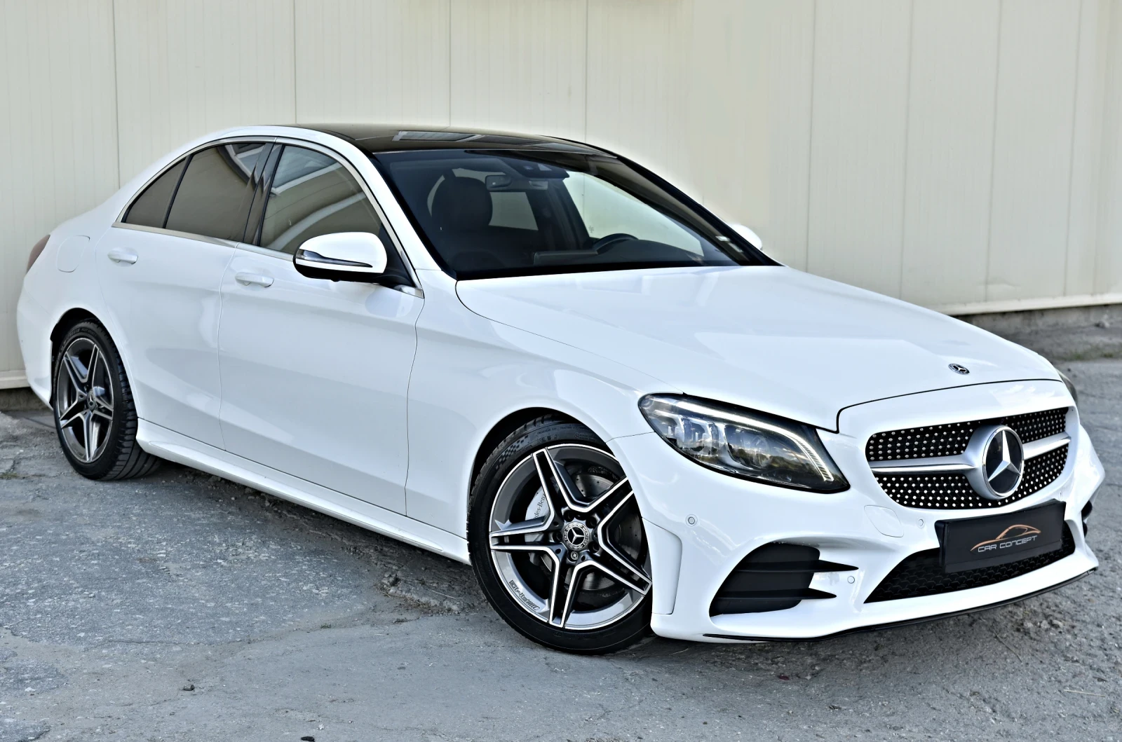 Mercedes-Benz C 220 D 9G AMG-Optik 360 MULTIBEAM BURMESTER COCKPIT PAN, снимка 3 - Автомобили и джипове - 54918991