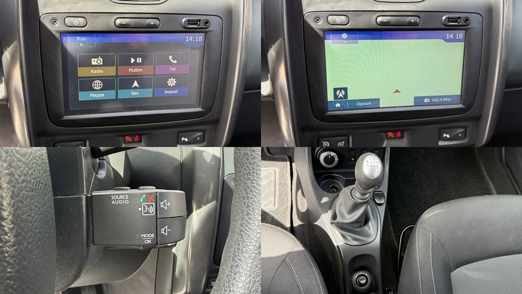 Dacia Duster 1.5DCI/109кс/4WD/NAVI/КАМЕРА/EURO6B/ВНОС ОТ ИТАЛИЯ, снимка 16 - Автомобили и джипове - 54147917