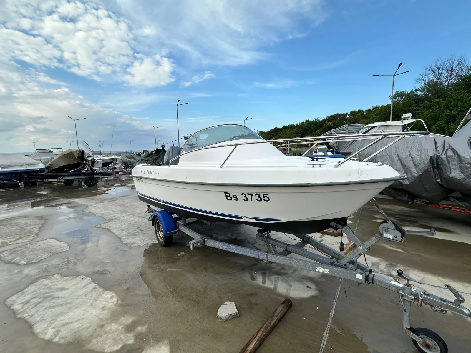 Моторна яхта Jeanneau B2 Marine Cap Ferret 452сс, снимка 2 - Воден транспорт - 56202898
