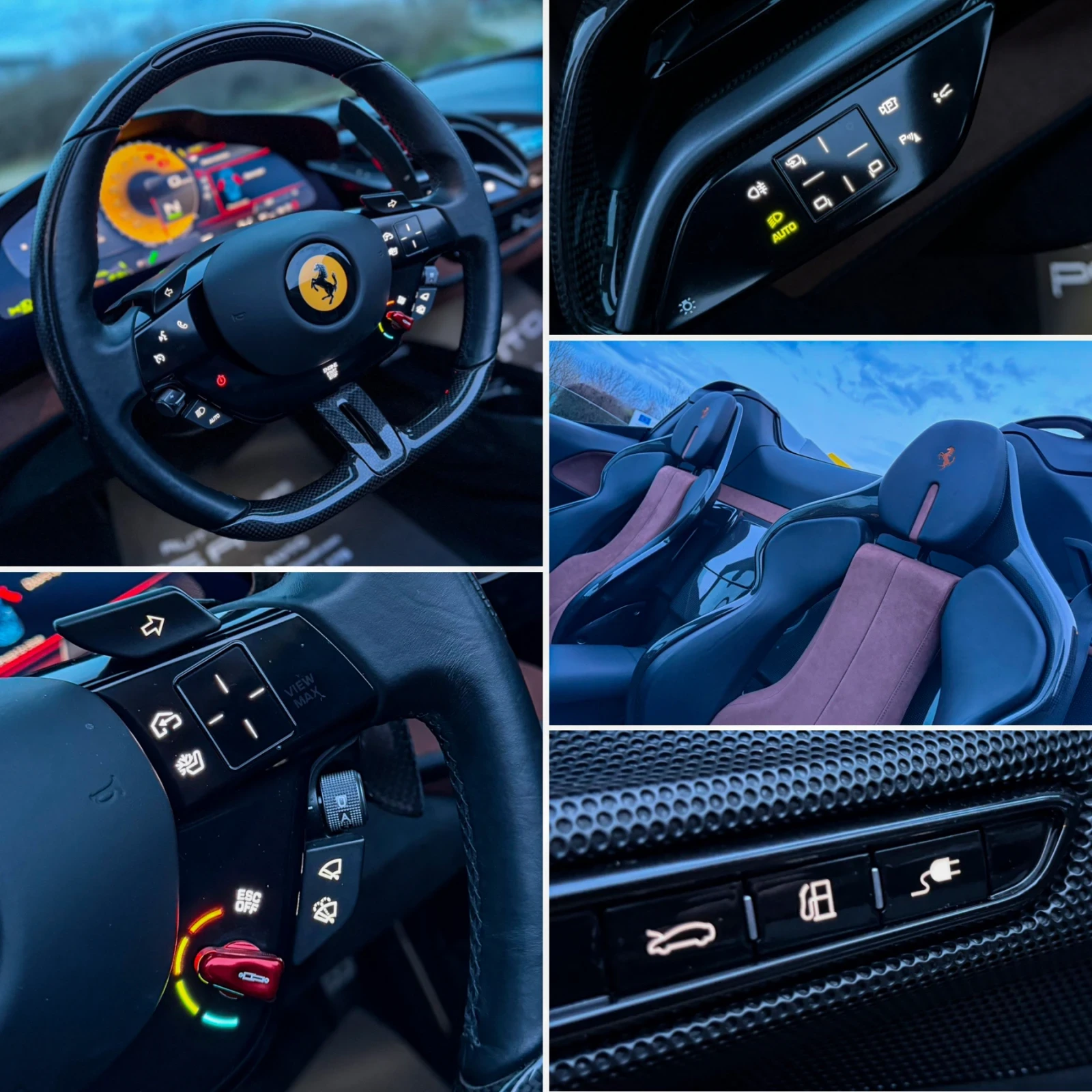 Ferrari SF 90 Spider / CARBON WHEELS / Canna di Fucile Opaco, снимка 12 - Автомобили и джипове - 53927708