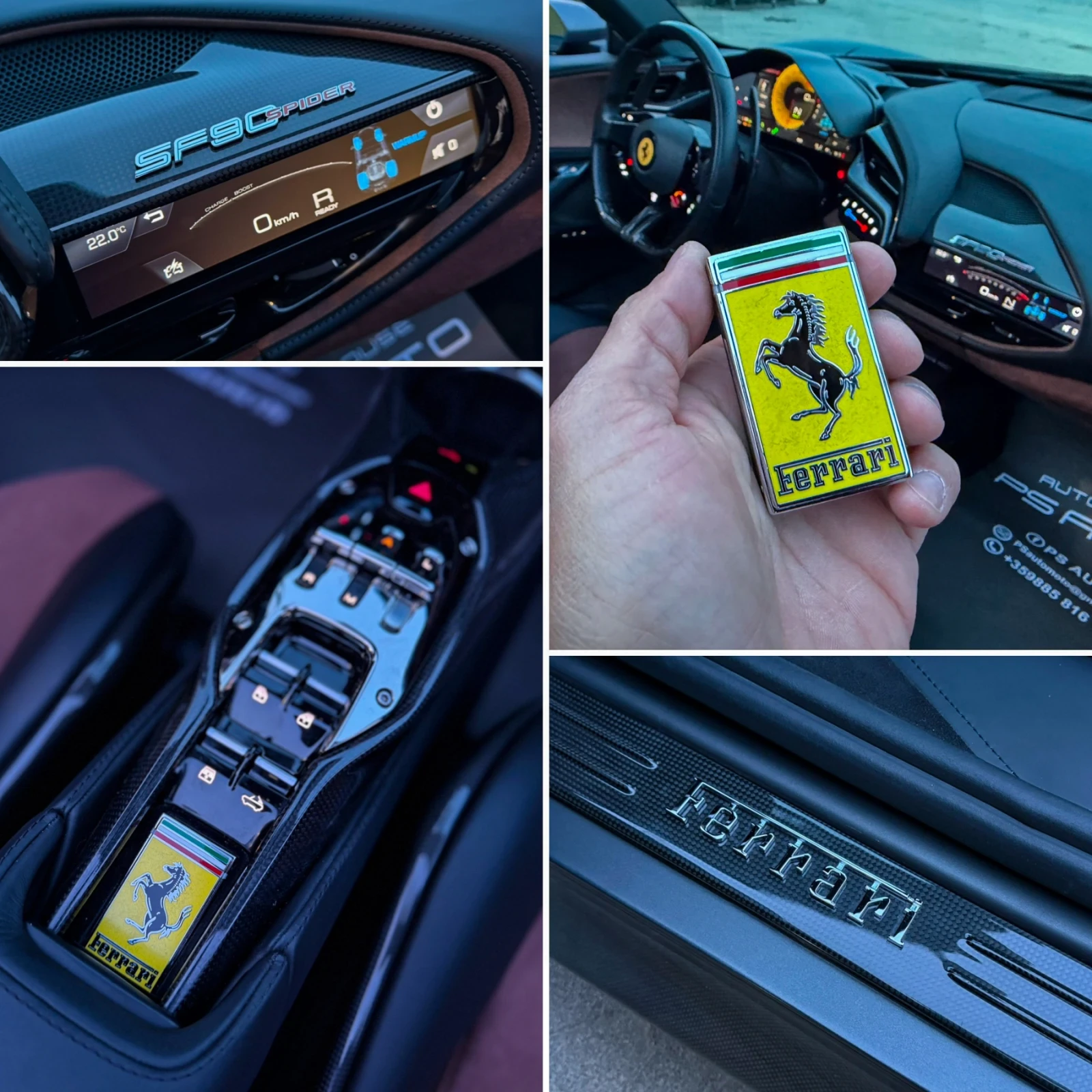 Ferrari SF 90 Spider / CARBON WHEELS / Canna di Fucile Opaco, снимка 11 - Автомобили и джипове - 53927708