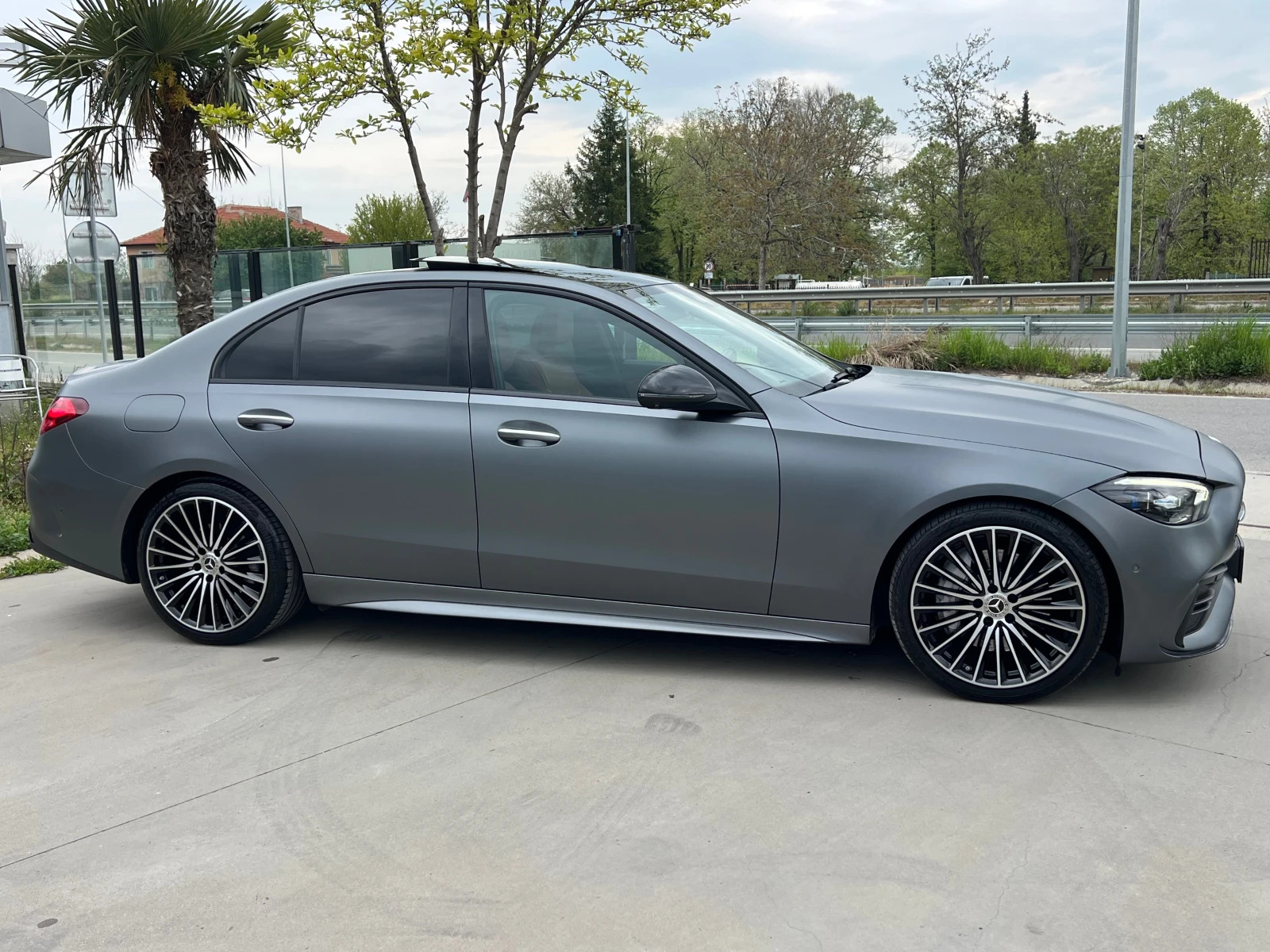 Mercedes-Benz C 300 d, 9G, MAGNO GRAY, AMG LINE, PANO, HEAD-UP, NIGHT  | Mobile.bg � ����������� 4