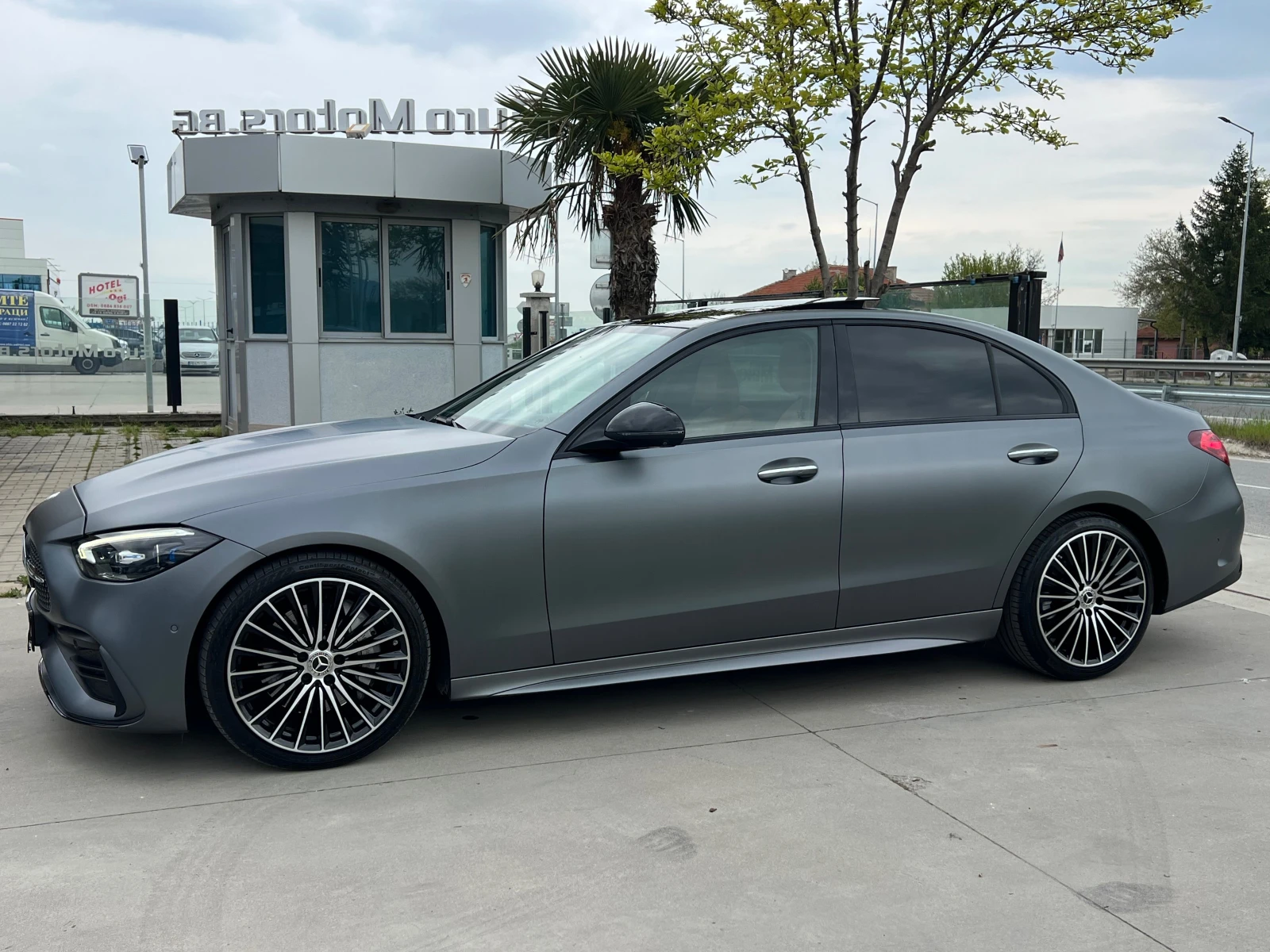 Mercedes-Benz C 300 d, 9G, MAGNO GRAY, AMG LINE, PANO, HEAD-UP, NIGHT  | Mobile.bg � ����������� 7