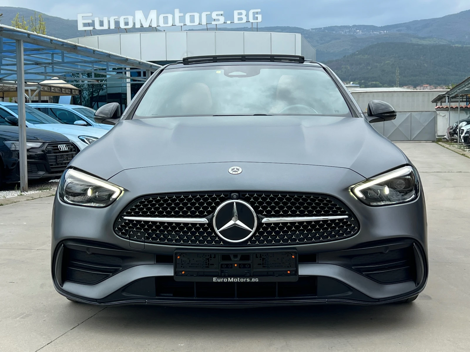 Mercedes-Benz C 300 d, 9G, MAGNO GRAY, AMG LINE, PANO, HEAD-UP, NIGHT  | Mobile.bg � ����������� 2