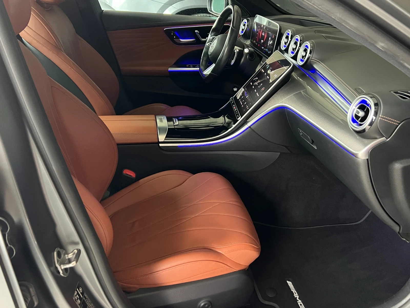 Mercedes-Benz C 300 d, 9G, MAGNO GRAY, AMG LINE, PANO, HEAD-UP, NIGHT  | Mobile.bg � ����������� 10