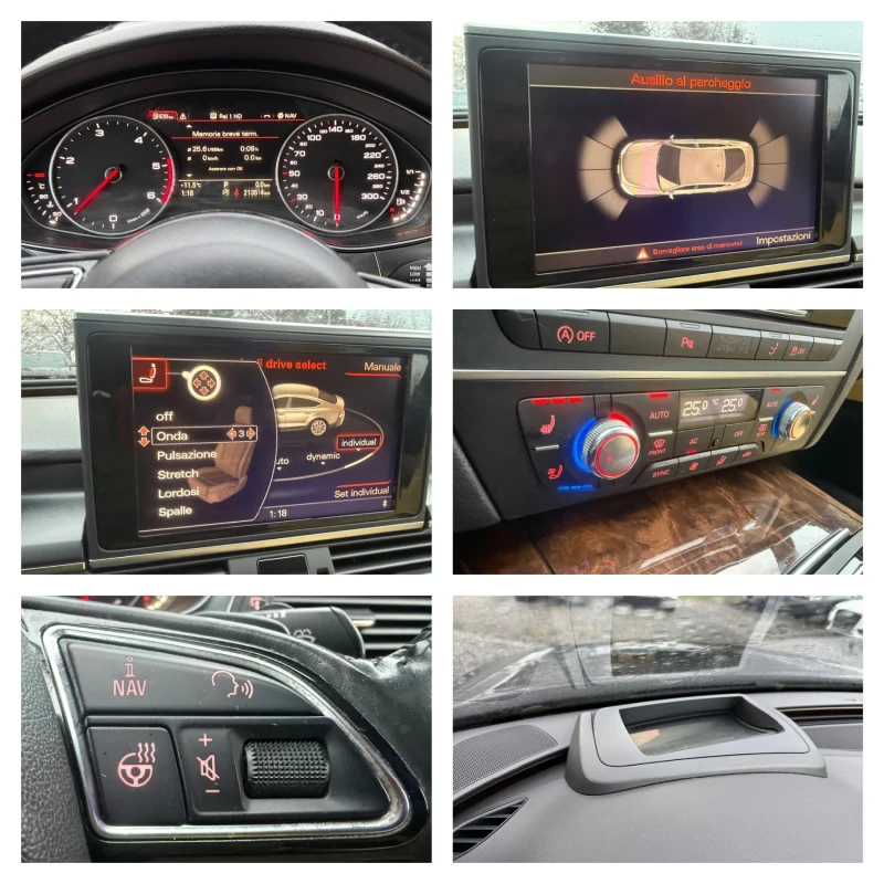 Audi A7 3.0TDI S-line/Matrix/Масаж/Обдухване/Вакум/Кеуless, снимка 14 - Автомобили и джипове - 53010894