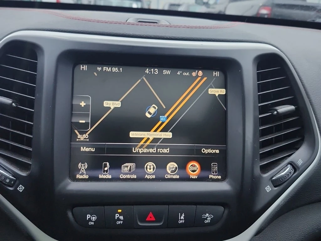 Jeep Cherokee * TRAILHAWK * CARFAX * БЕЗ ПЪРВОНАЧАЛНА ВНОСКА - изображение 10