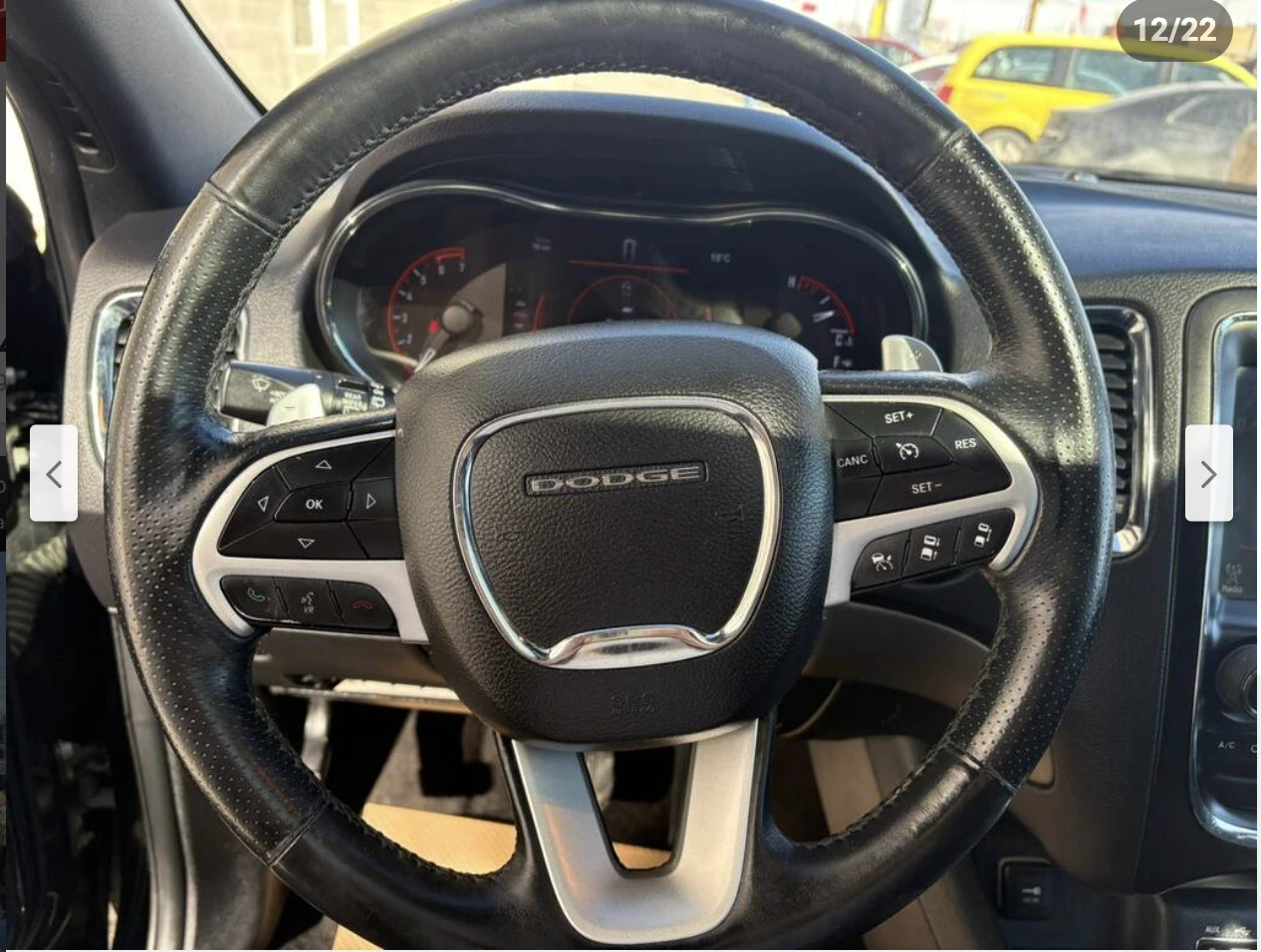 Dodge Durango R/T* 5.7* V8* 8ZF* ПОДГРЕВ* КАМЕРА* КЕЙЛЕС* LANE* , снимка 10 - Автомобили и джипове - 53839491