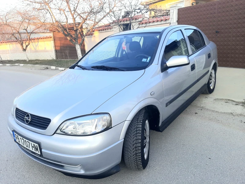 Opel Astra 1.6МОНО.75к+ КЛИМА. БЕНЗИН...ТОП , снимка 4 - Автомобили и джипове - 49104737