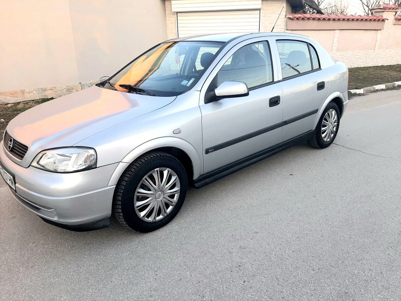 Opel Astra 1.6МОНО.75к+ КЛИМА. БЕНЗИН...ТОП , снимка 2 - Автомобили и джипове - 49104737