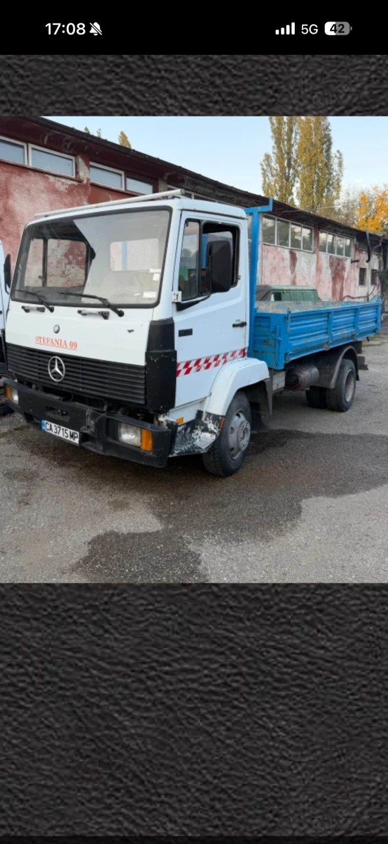 Mercedes-Benz 809 Самосвал, снимка 2 - Камиони - 52083526