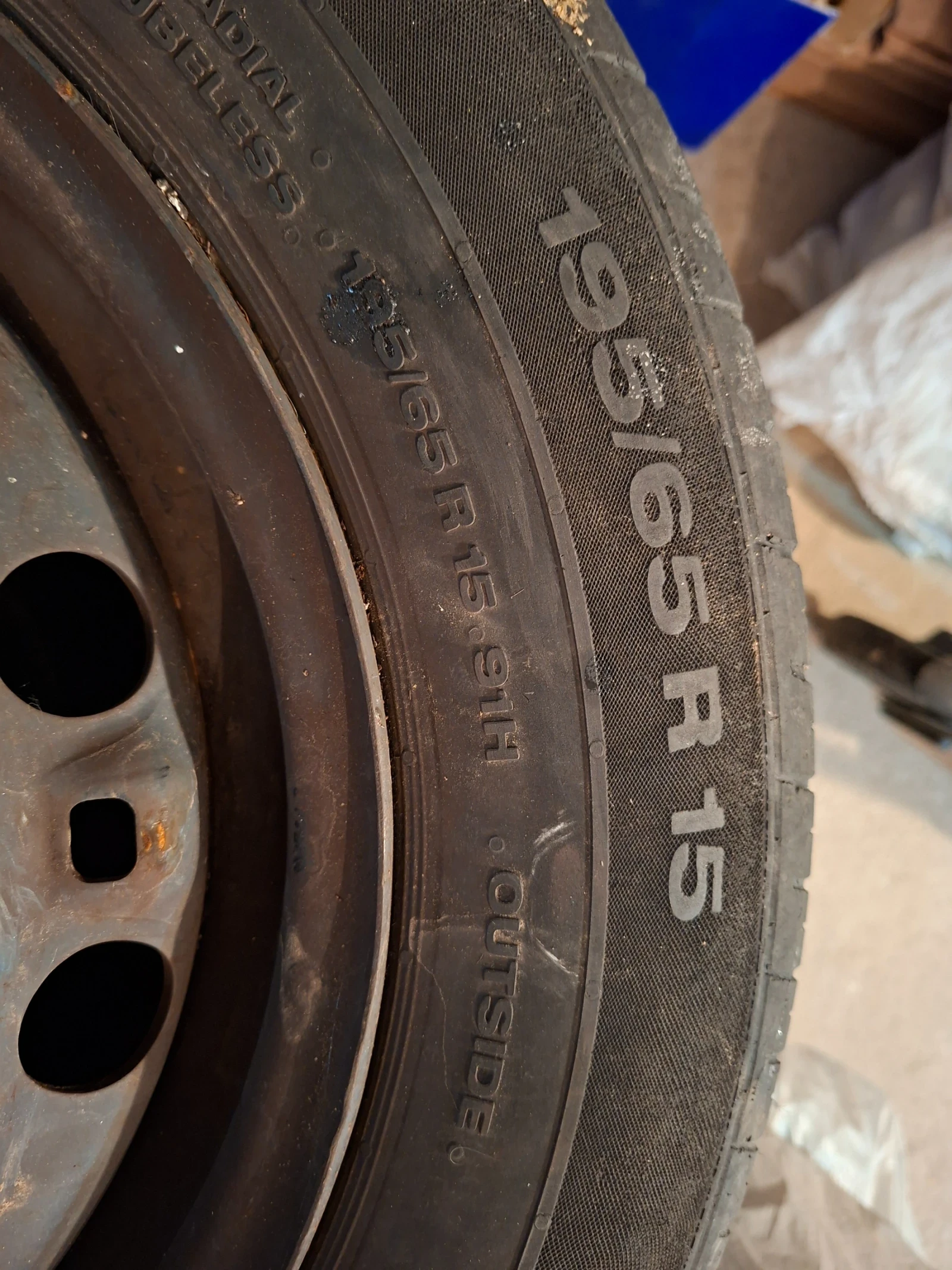 Гуми с джанти Continental 195/60R15, снимка 2 - Гуми и джанти - 54447449