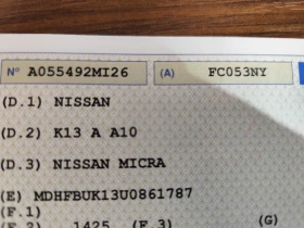 Nissan Micra 1.2i* К* АВТОМАТИ EURO6B* 99000km!* NAVI*  - 6800 € / 13299.64 лв. - 39503497 17