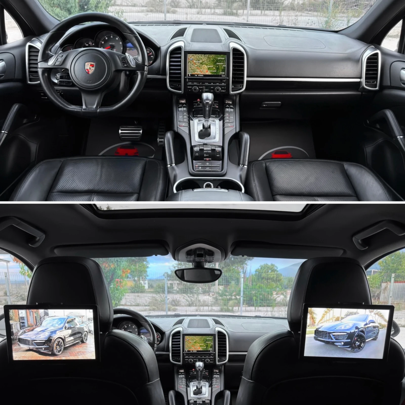 Porsche Cayenne S 4.8i 400ps/ TURBO PACK/ 3xTV/ 21 zoll/ PCM/, снимка 10 - Автомобили и джипове - 55565108