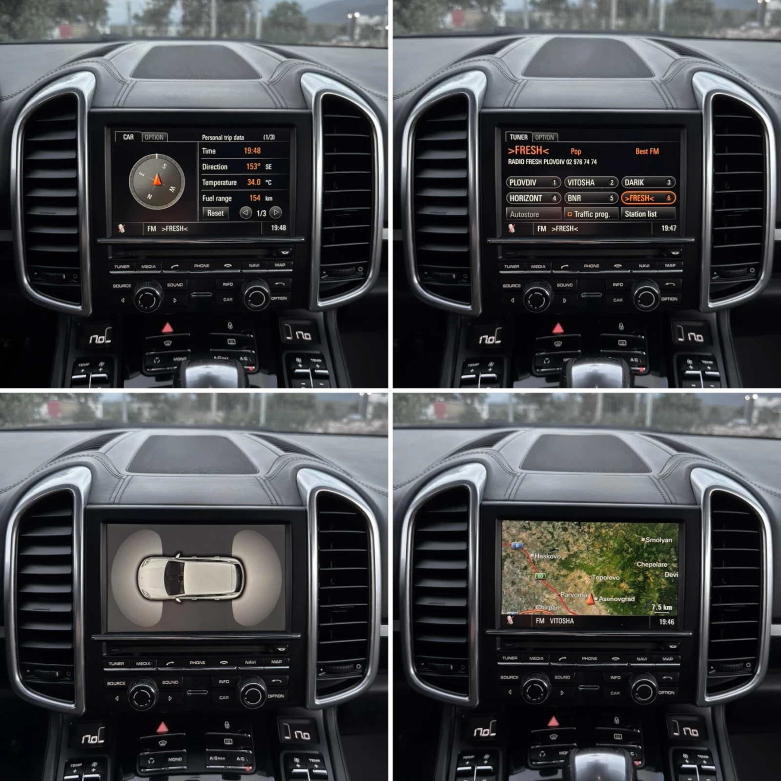 Porsche Cayenne S 4.8i 400ps/ TURBO PACK/ 3xTV/ 21 zoll/ PCM/, снимка 15 - Автомобили и джипове - 55565108