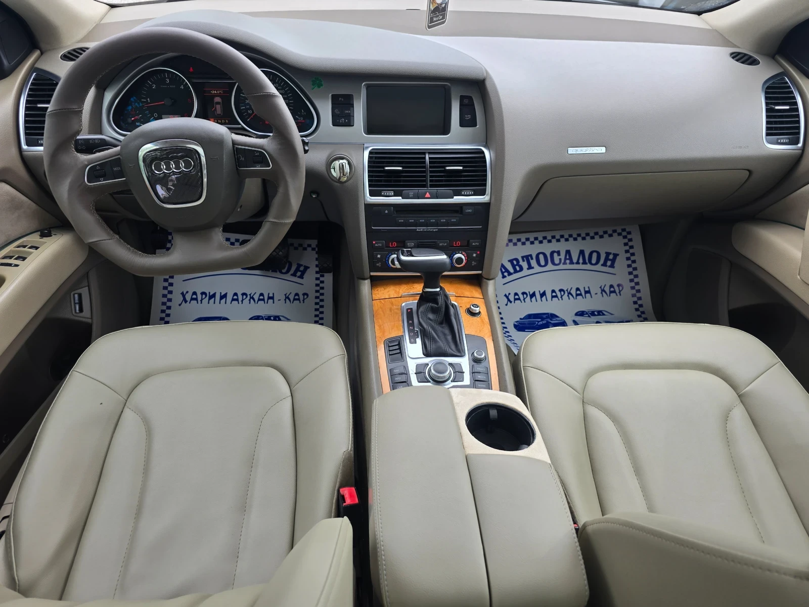 Audi Q7 4.2TDI-АВТОМАТИК-ПАНОРАМА-4Х4-КУАТТРО, снимка 11 - Автомобили и джипове - 56163732