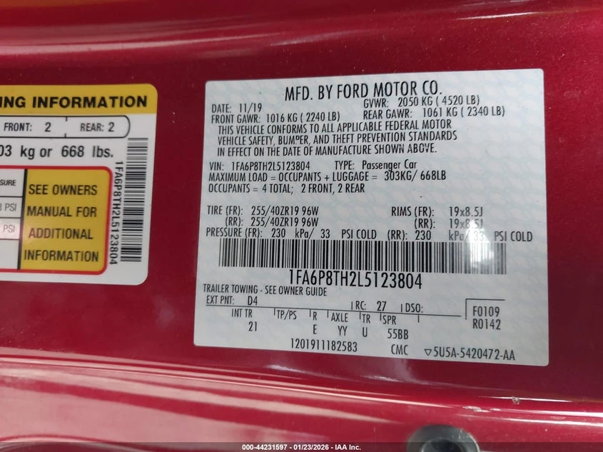 Ford Mustang 2.3l Ecoboost Fastback, снимка 9 - Автомобили и джипове - 53907636