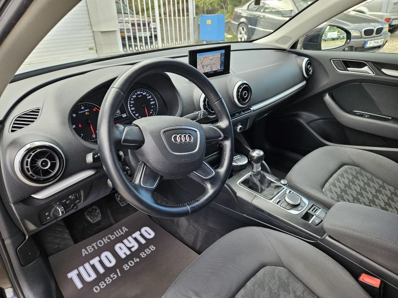 Audi A3 1.6TDI..110кс/НАВИГАЦИЯ/6СК/ЕВРО 6, снимка 9 - Автомобили и джипове - 47616368