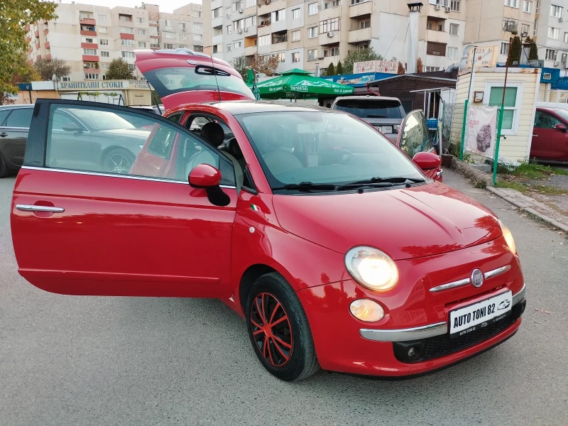 Fiat 500 1.3 M-jet PANORAMA EURO 5A, снимка 10 - Автомобили и джипове - 47681808