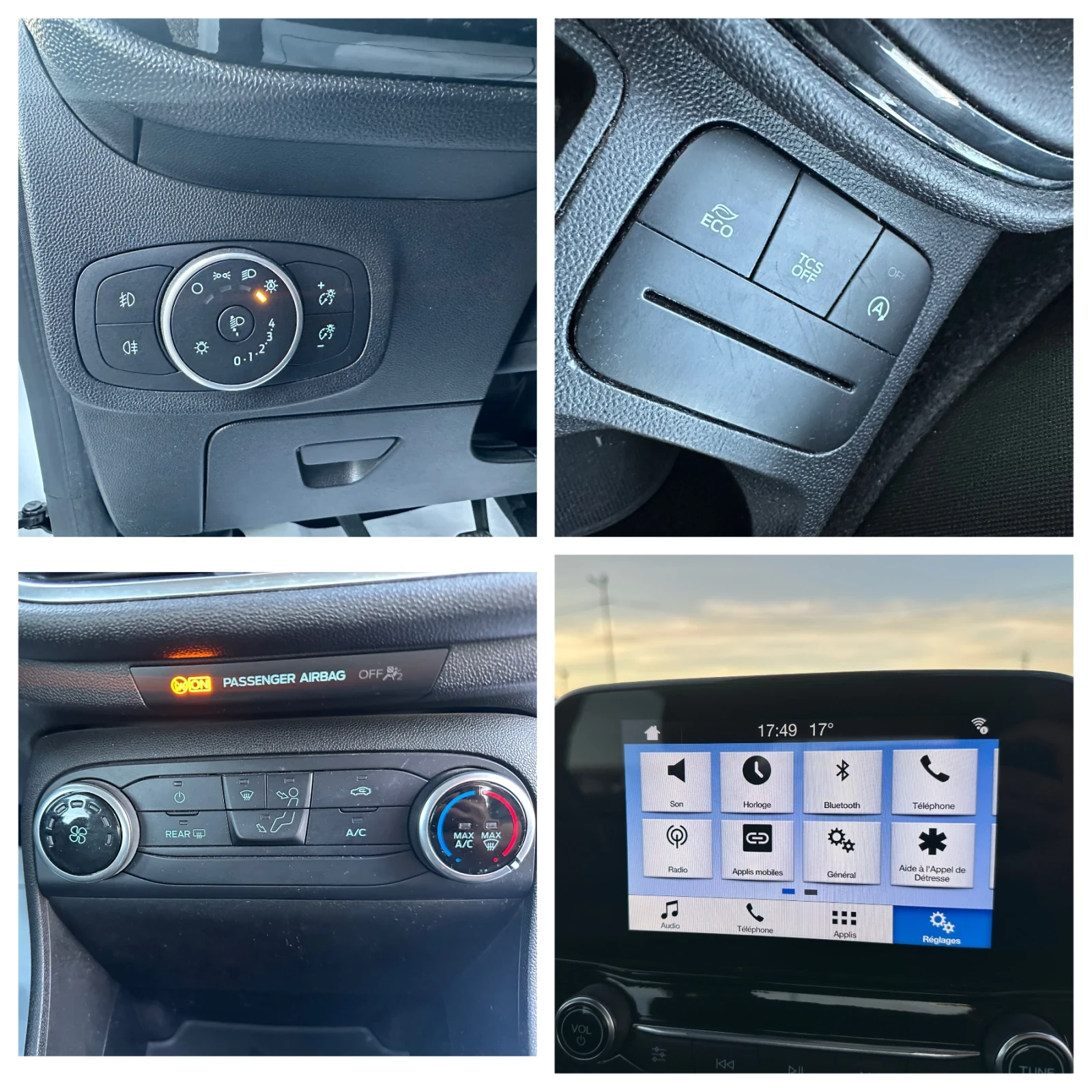 Ford Fiesta 1.5D 2017/11M 159000km EVRO6* KTEO OK * NAVIGATION, снимка 13 - Автомобили и джипове - 54441143