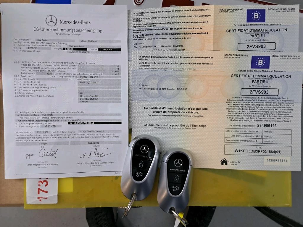 Mercedes-Benz EQE EQE 53 4MATIC+ AUTO Керамика Full Матов, снимка 11 - Автомобили и джипове - 55724869