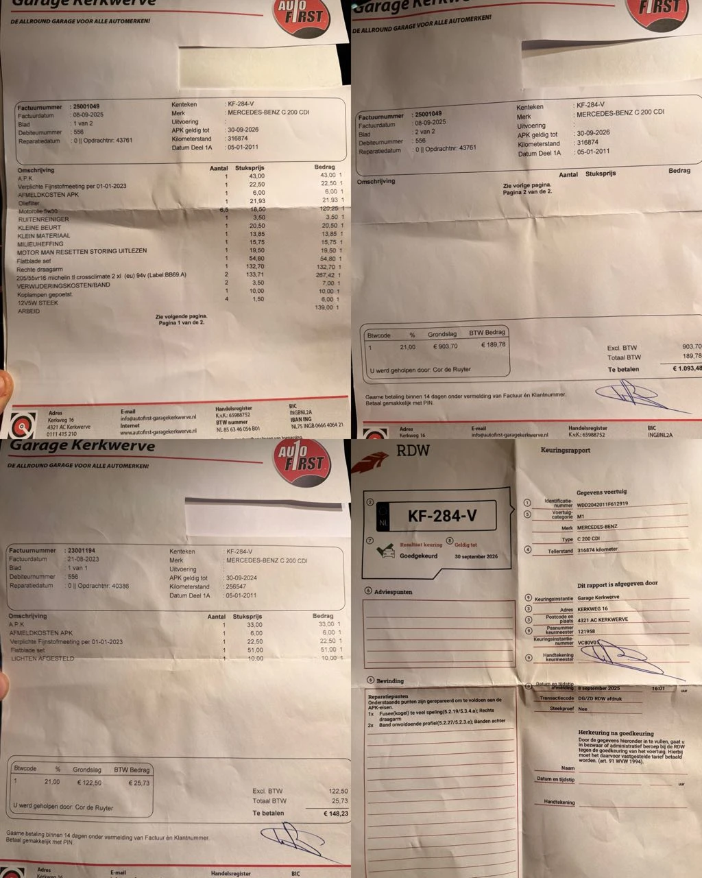 Mercedes-Benz C 200 2.2CDI 2011г EURO 5, снимка 14 - Автомобили и джипове - 53956387