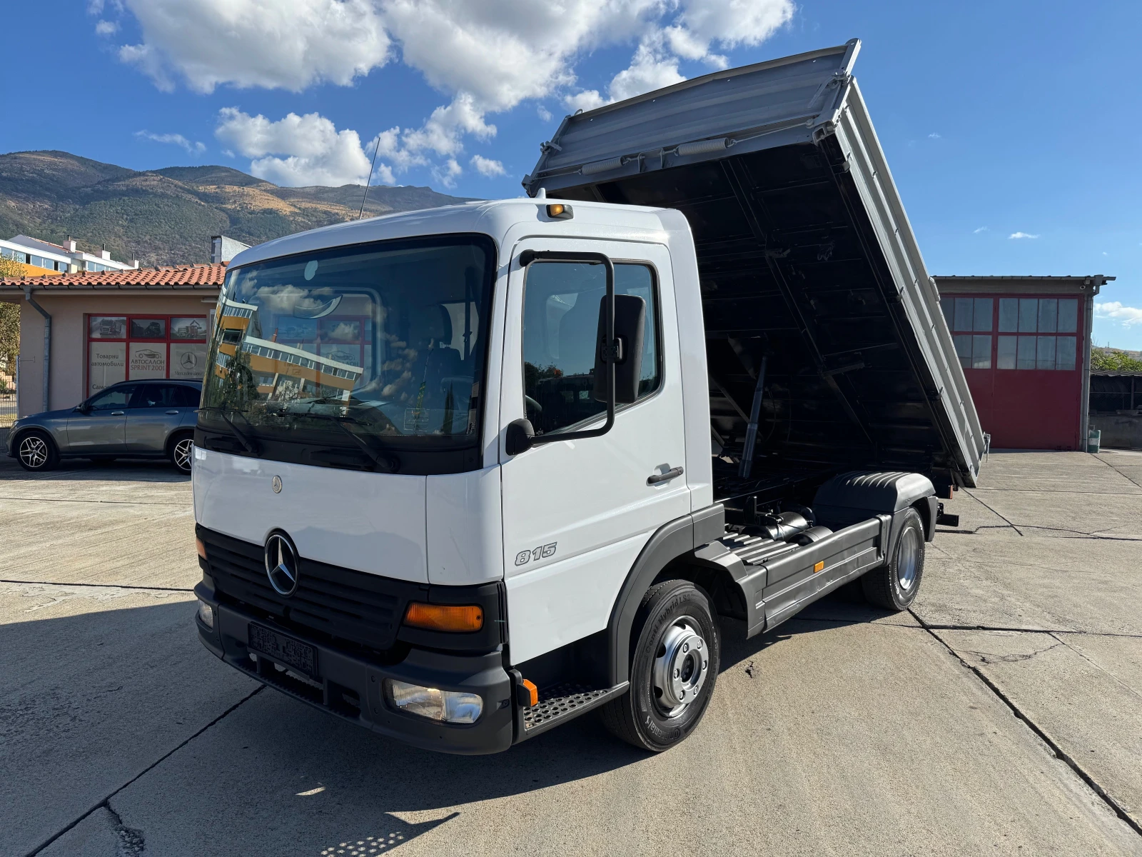 Mercedes-Benz Atego 815 , тристранен самосвал , кош:4м