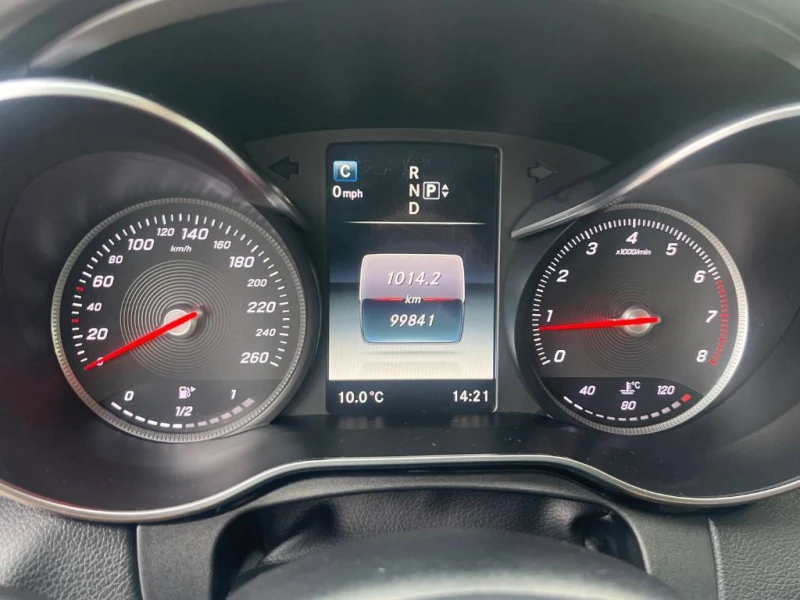 Mercedes-Benz C 400 HEADUP* DISTRONIC PLUS* BURMASTER* ВЪЗДУХ, снимка 12 - Автомобили и джипове - 53145363