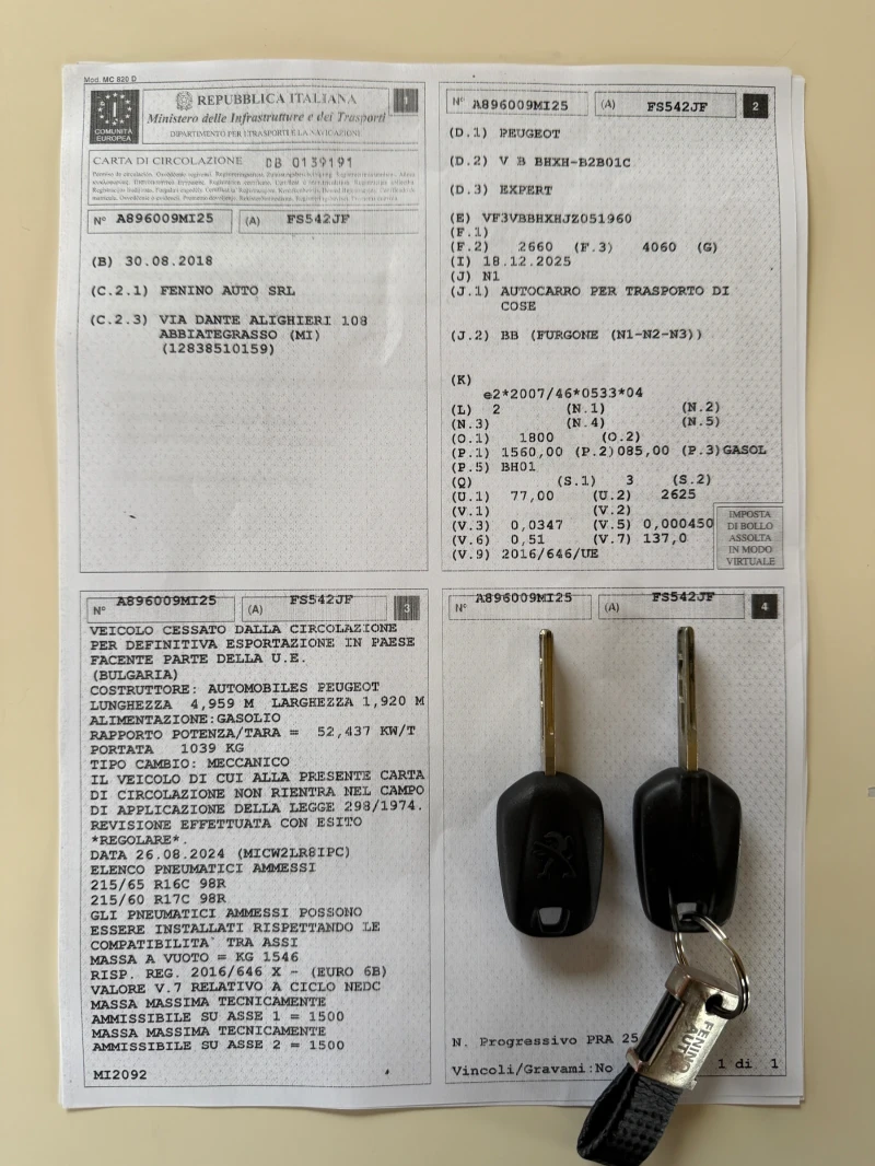 Peugeot Expert 1.6HDi, EURO 6B! * 215 000км* Доказуем пробег! ТОП, снимка 16 - Автомобили и джипове - 53274728