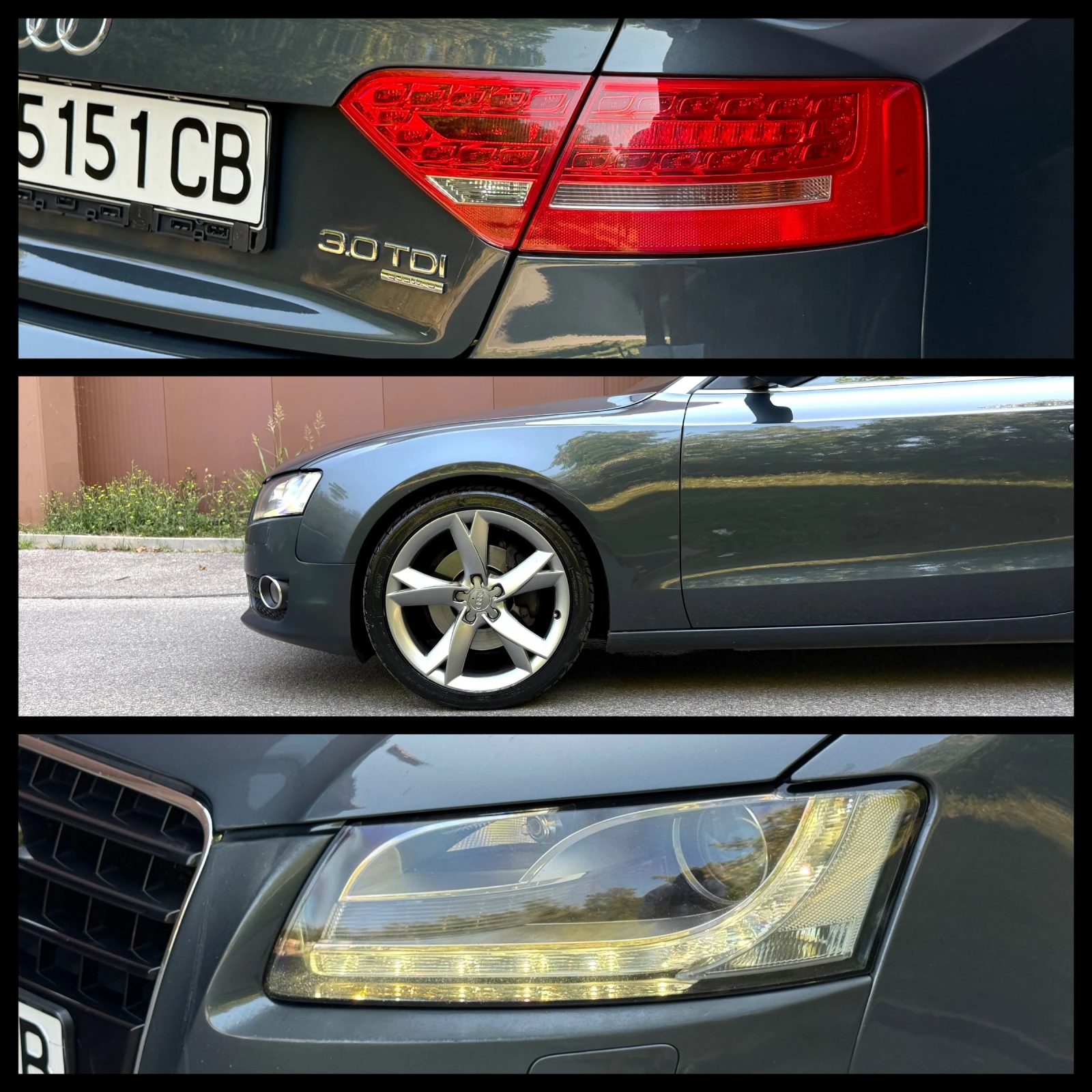 Audi A5 3.0D 245к.с. S-Line ГАРАНЦИЯ 6 МЕСЕЦА ИЛИ 5000КМ, снимка 7 - Автомобили и джипове - 55574349