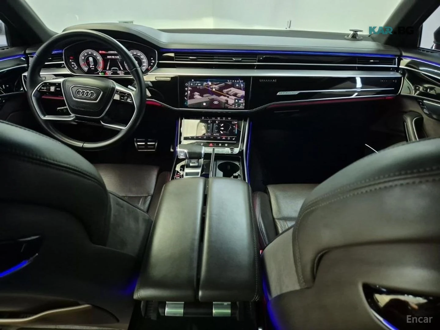 Audi A8 55 TFSI QUATTRO LWB* HUD* 360* МАСАЖИ* МОНИТОРИ, снимка 6 - Автомобили и джипове - 55931819