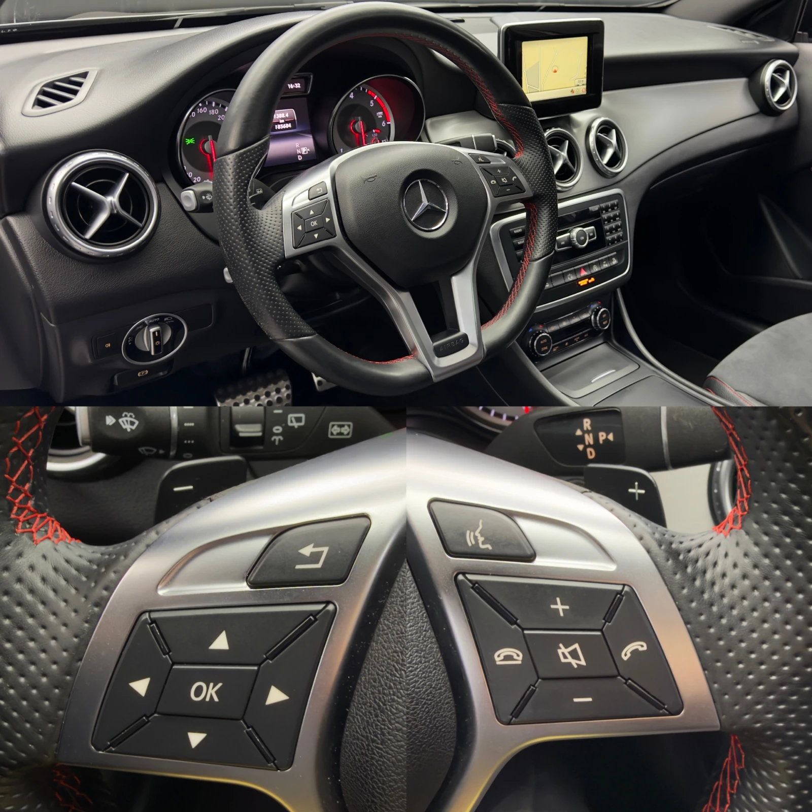 Mercedes-Benz GLA 200 d 4M AMG Night Панорама Камера Пълна Серв. История, снимка 9 - Автомобили и джипове - 54195190