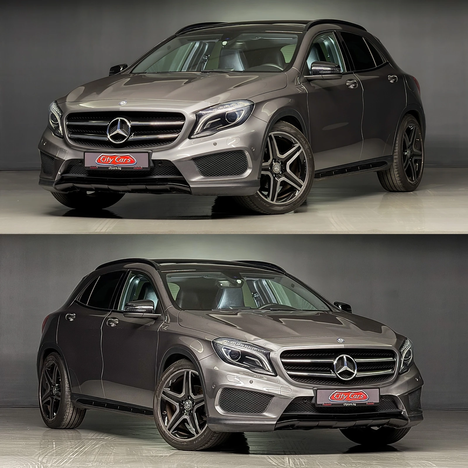 Mercedes-Benz GLA 200 d 4M AMG Night Панорама Камера Пълна Серв. История, снимка 2 - Автомобили и джипове - 54195190