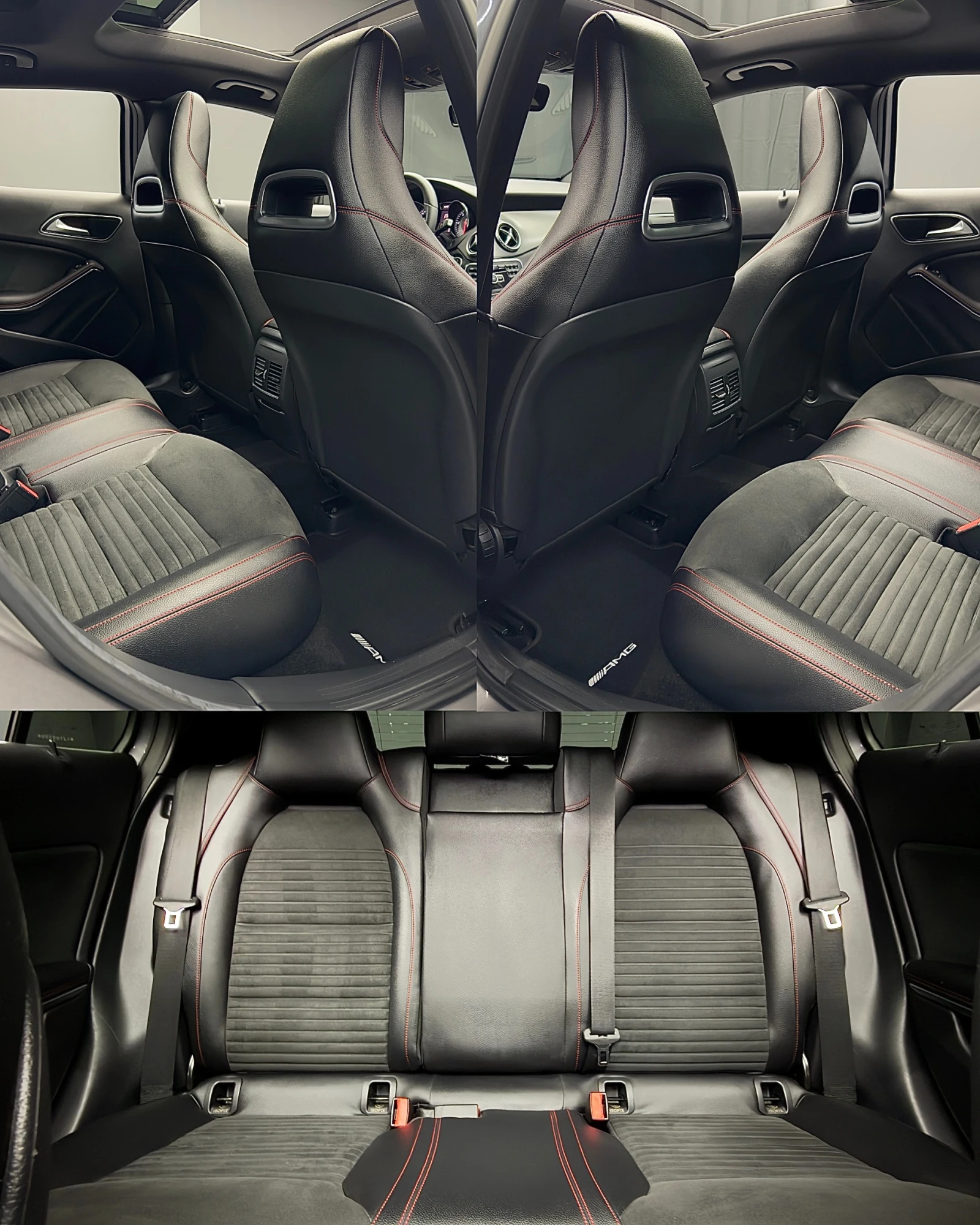 Mercedes-Benz GLA 200 d 4M AMG Night Панорама Камера Пълна Серв. История, снимка 8 - Автомобили и джипове - 54195190