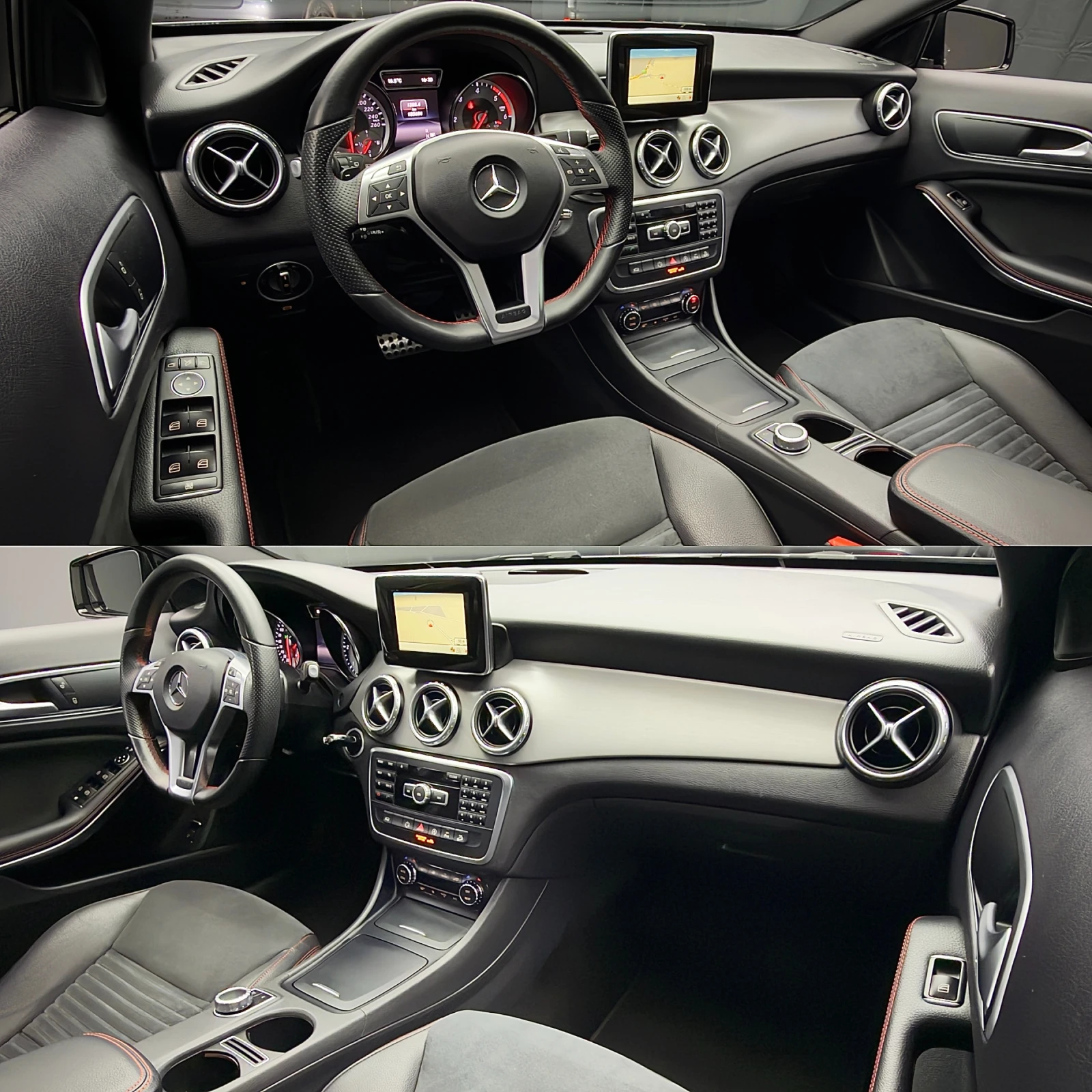 Mercedes-Benz GLA 200 d 4M AMG Night Панорама Камера Пълна Серв. История, снимка 6 - Автомобили и джипове - 54195190