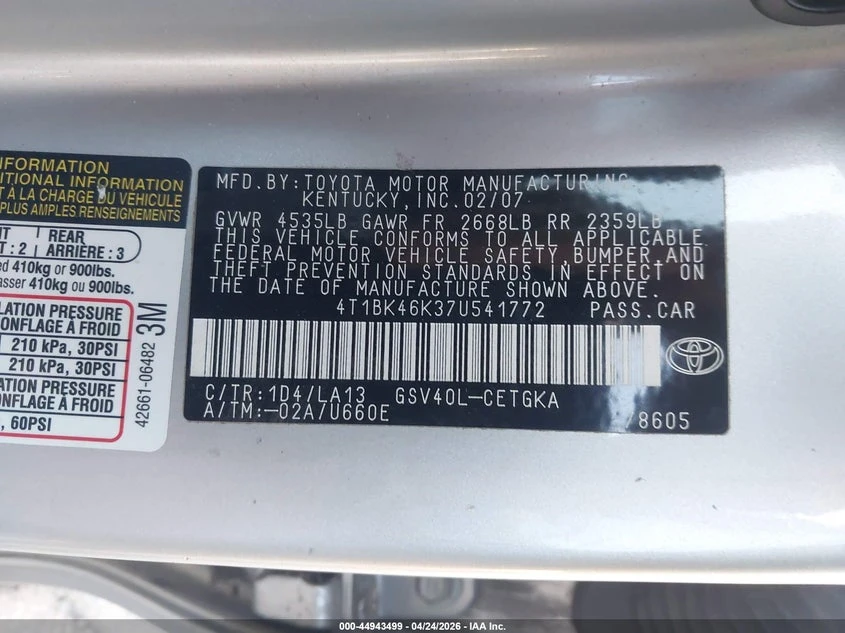 Toyota Camry 3.5L V-6 DOHC, VVT, 268HP Front Wheel Drive | Mobile.bg � ����������� 9