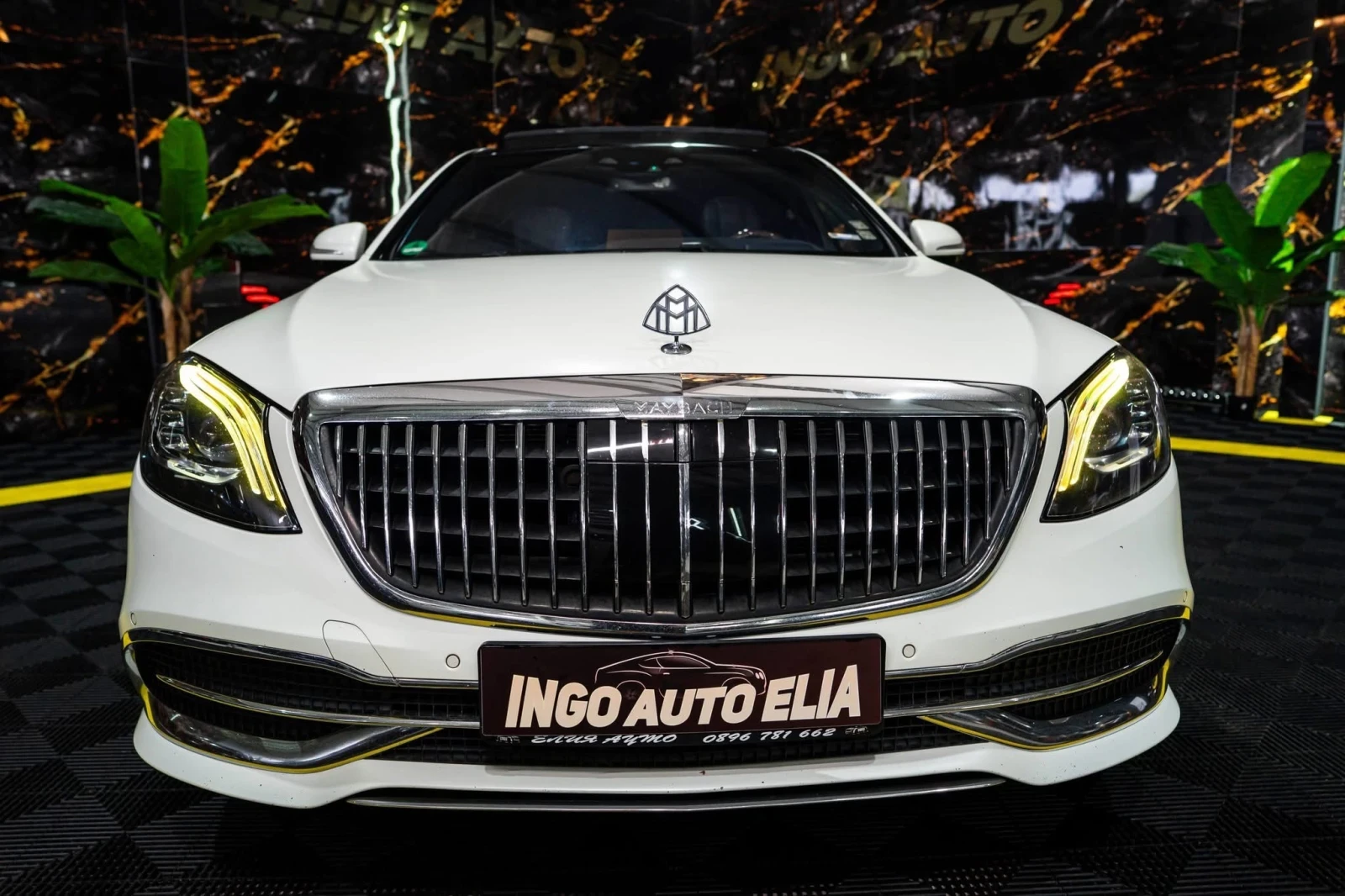 Mercedes-Benz S 560 MAYBACH LONG FACELIFT ПАНО BURM 3XTV ЛИЗИНГ 100%, снимка 3 - Автомобили и джипове - 54770540