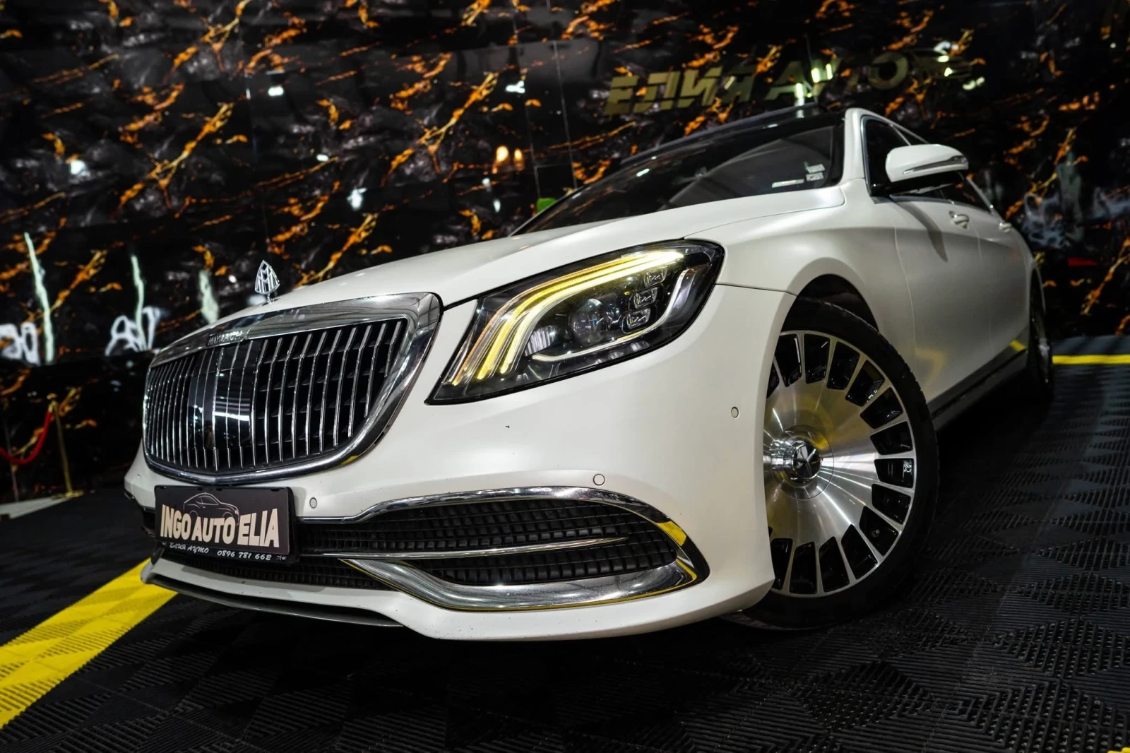 Mercedes-Benz S 560 MAYBACH LONG FACELIFT ПАНО BURM 3XTV ЛИЗИНГ 100%, снимка 4 - Автомобили и джипове - 54770540