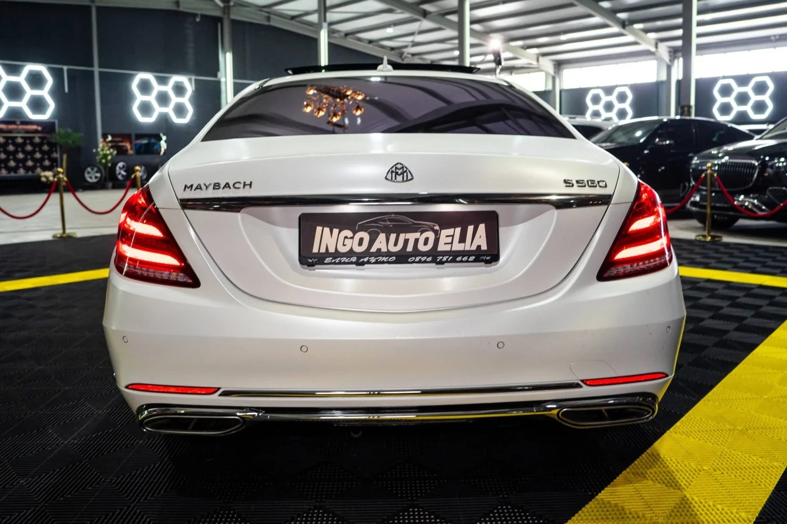 Mercedes-Benz S 560 MAYBACH LONG FACELIFT ПАНО BURM 3XTV ЛИЗИНГ 100%, снимка 8 - Автомобили и джипове - 54770540