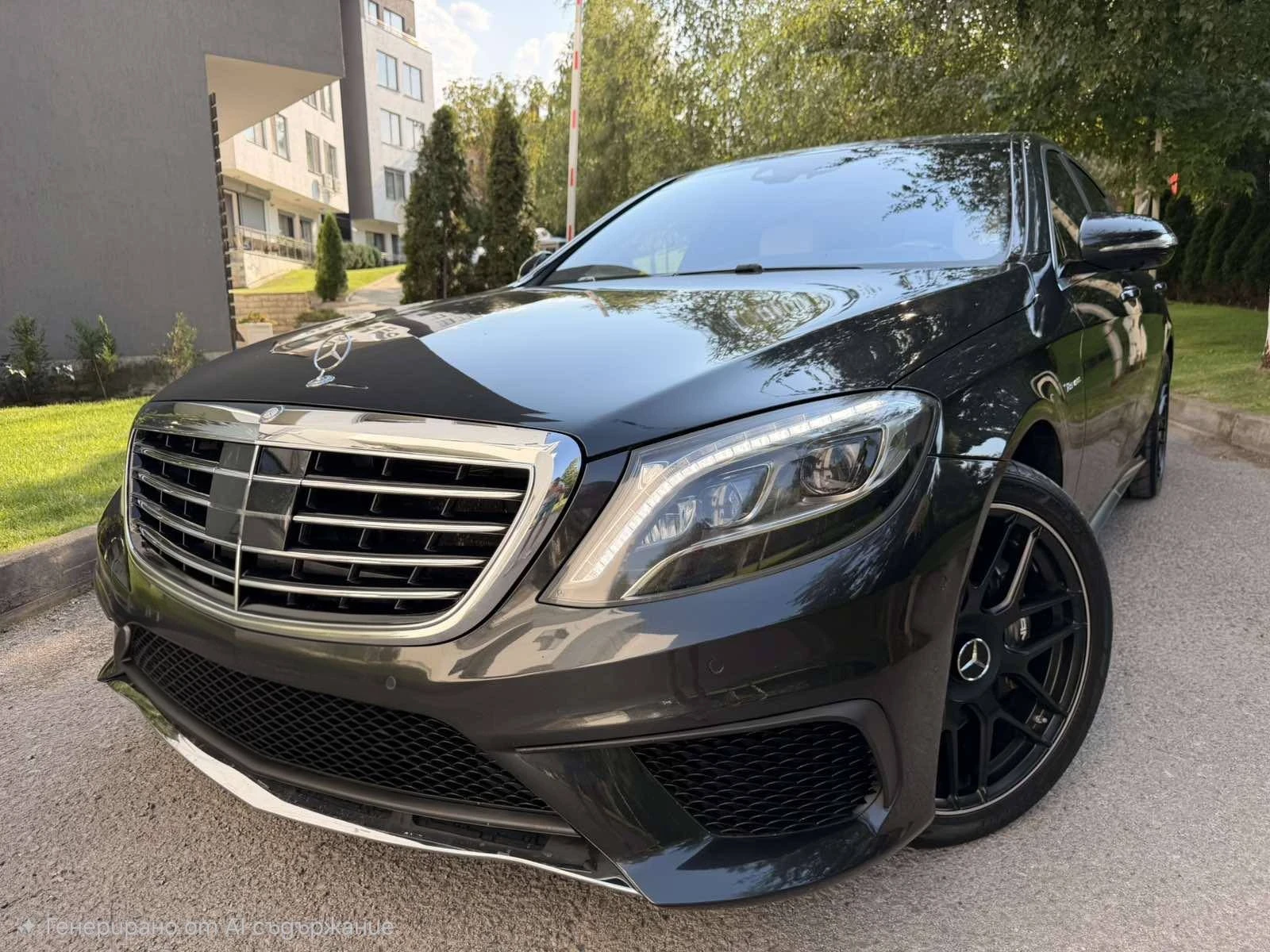 Mercedes-Benz S 63 AMG TV / BURMESTER / FULL, снимка 3 - Автомобили и джипове - 56022591