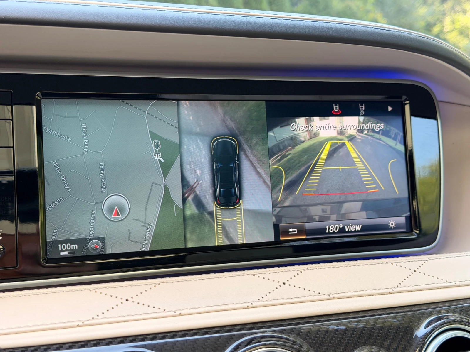 Mercedes-Benz S 63 AMG TV / BURMESTER / FULL, снимка 17 - Автомобили и джипове - 56022591