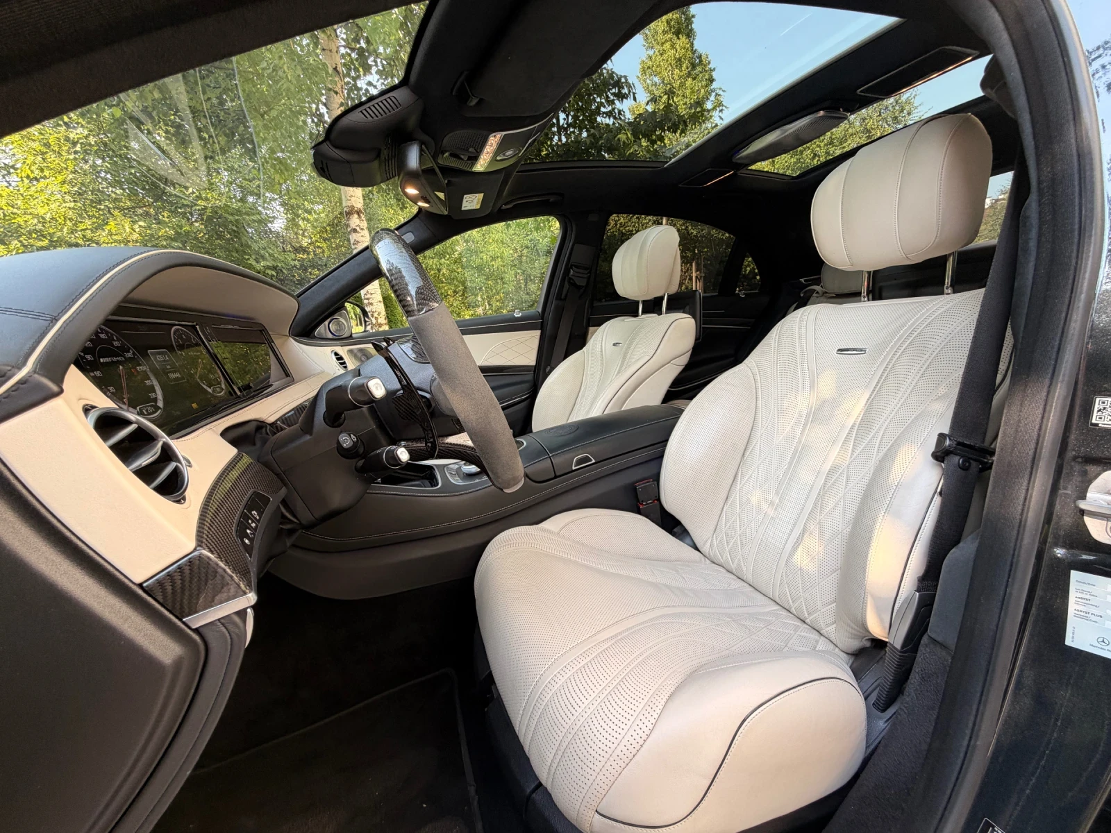 Mercedes-Benz S 63 AMG TV / BURMESTER / FULL, снимка 10 - Автомобили и джипове - 56022591