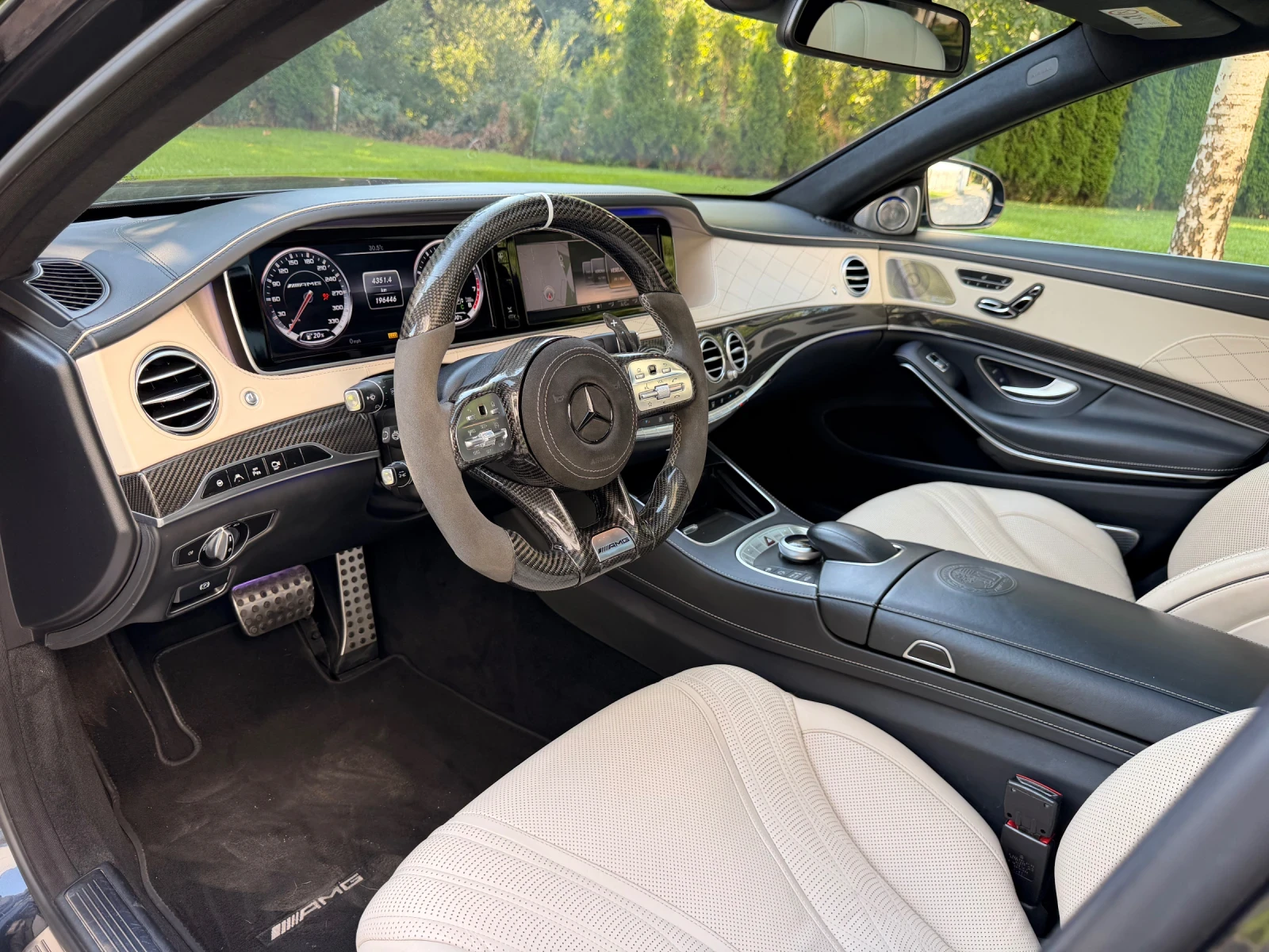 Mercedes-Benz S 63 AMG TV / BURMESTER / FULL, снимка 9 - Автомобили и джипове - 56022591