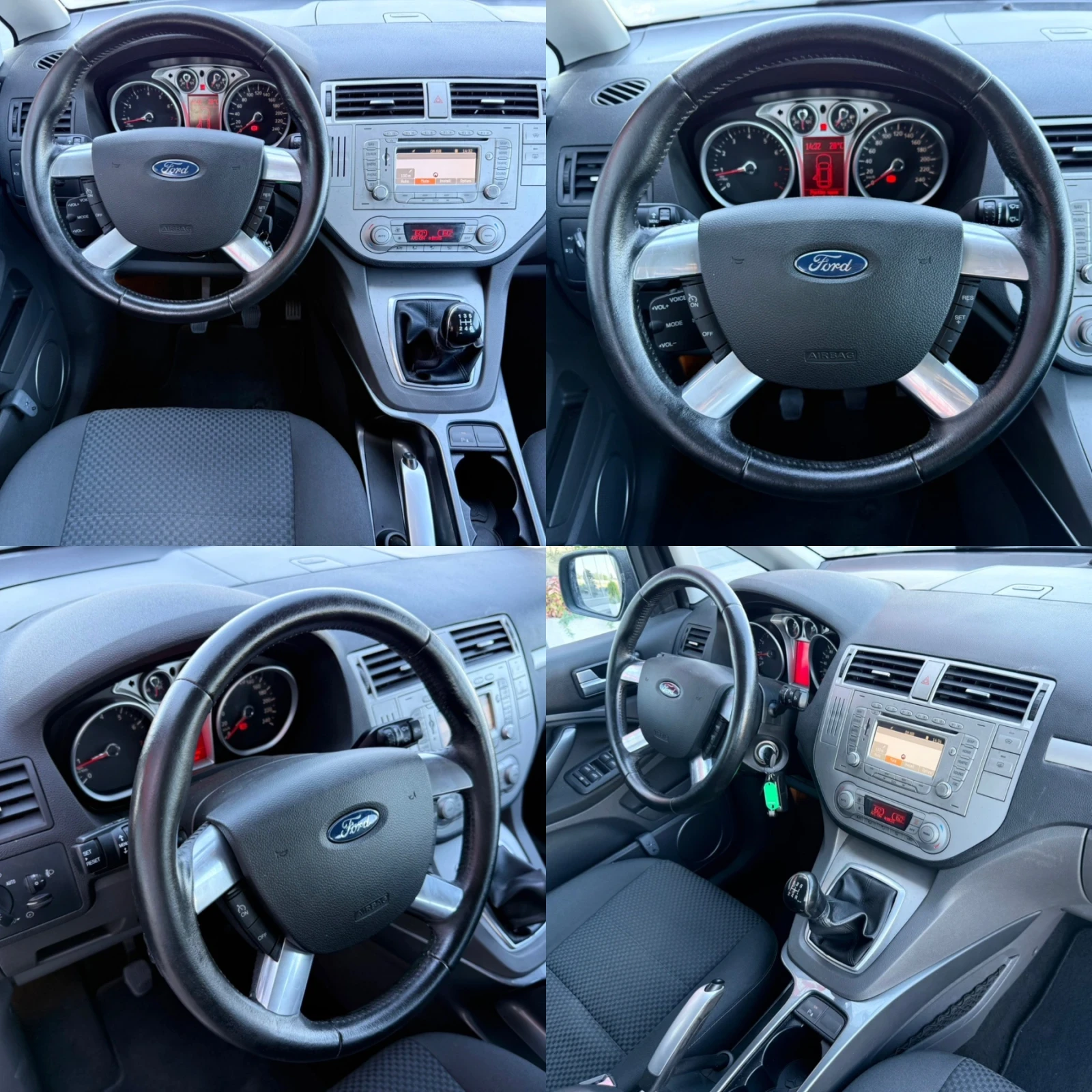 Ford C-max 1.8i TITANIUM / NAVI / PARKTRONIC / FULL SERVICE, снимка 13 - Автомобили и джипове - 56133832